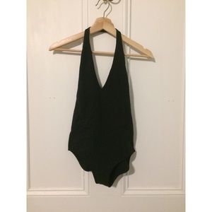 American Apparel Halter Bodysuit